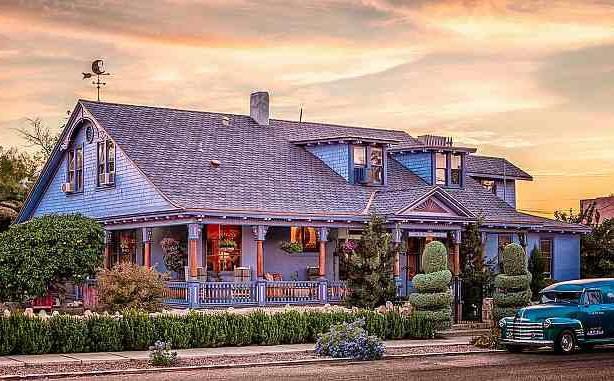 The Big Blue House Inn Boutique Hotel Old Pueblo Trolley United States thumbnail