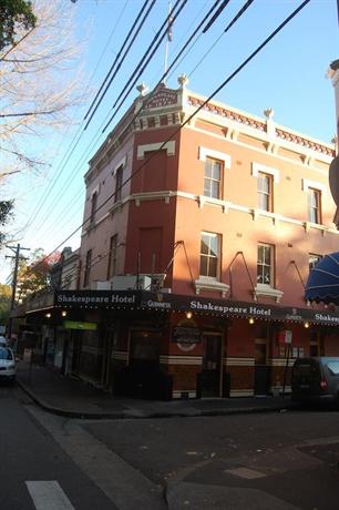 Shakespeare Hotel Sydney