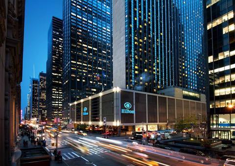New York Hilton Midtown 49th Street Bmt Broadway Line United States thumbnail