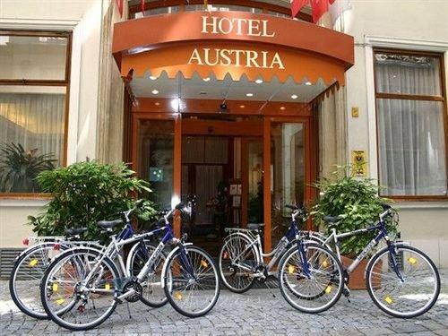 Fahrräder im Hotel Austria