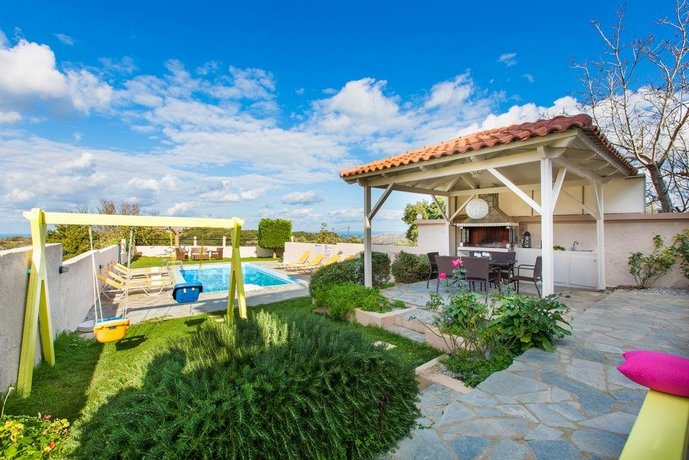 Villa Dimitra Sea And Country Views Private Pool Walking Distance To Tavernas
