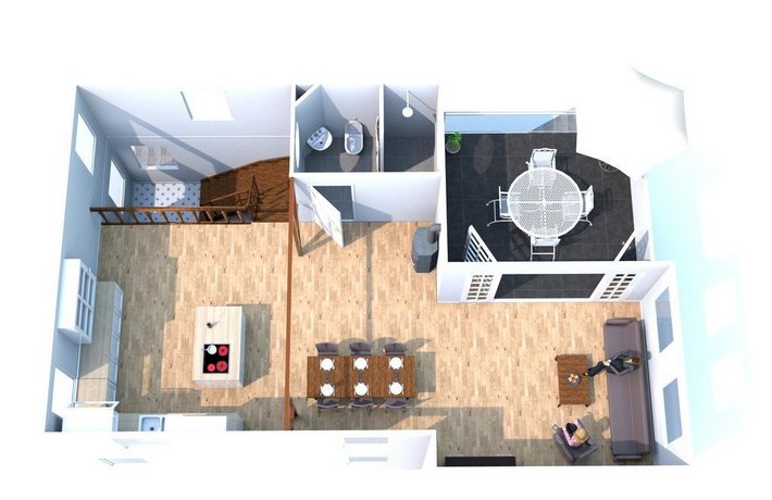 Luxus Ferienhaus - Kleine Rosenvilla