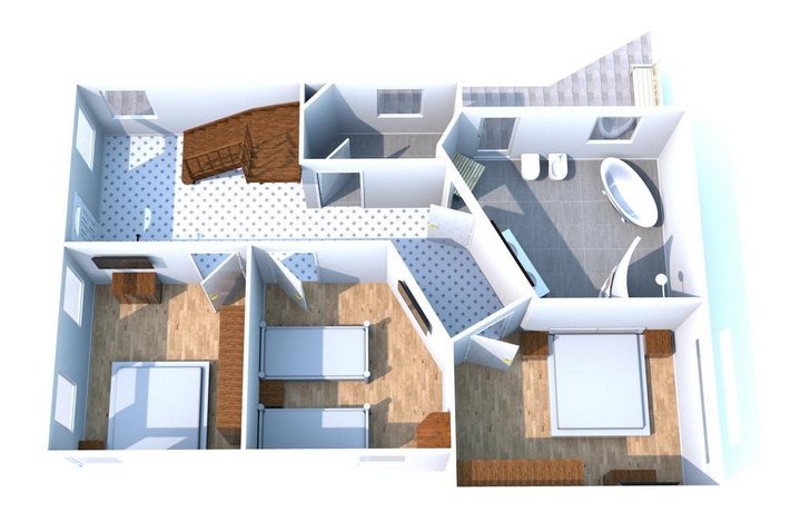 Luxus Ferienhaus - Kleine Rosenvilla