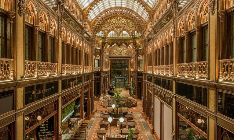 Parisi Udvar Hotel Budapest in Hyatt's Unbound Collection Great Market Hall Hungary thumbnail