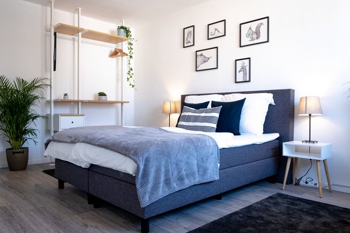 Helles Design-Appartement an der Messe