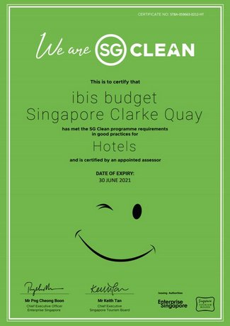 Ibis Budget Singapore Clarke Quay Sg Clean