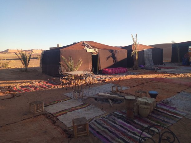 Sahara desert camp Merzouga