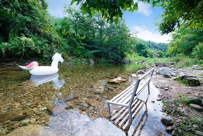 Danyang Countryside Path in Forest Pension