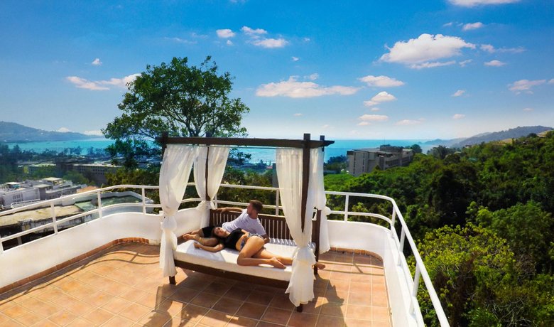 Patong Hill sea view villa 4 bedroom private pool