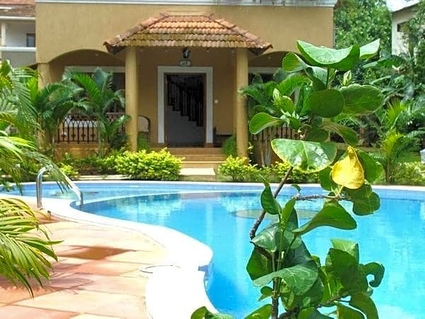 Villa Fountain Court near Anjuna Beach