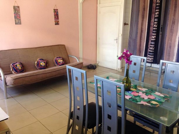 Studio in Le Gosier With Wonderful sea View Balcony and Wifi - 600 m From the Beach