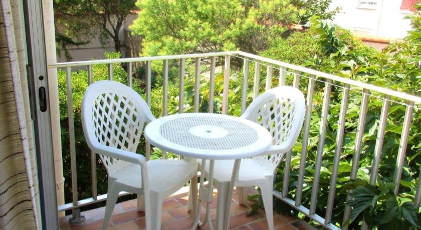 Studio in Le Barcares with furnished balcony 50 m from the beach