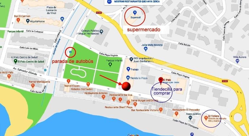 Playa Del Palo 3d2b Fibra Optica Aire Acondicionado Alfonsina Y El Mar