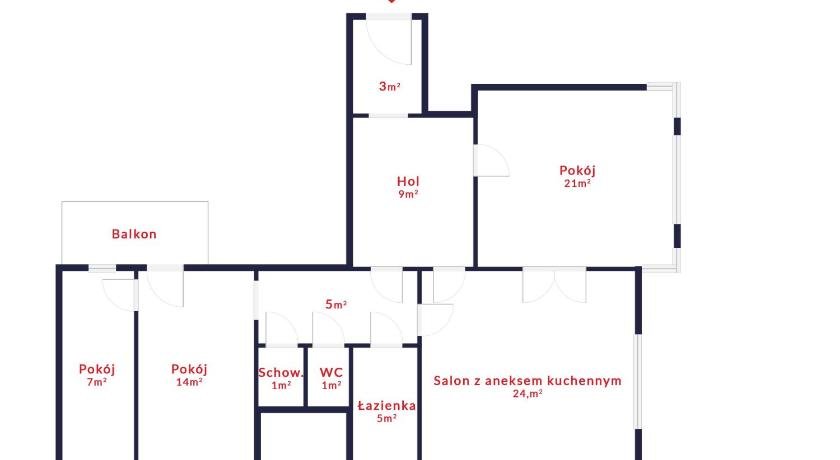 Tenement Apartment 90m2 City Center