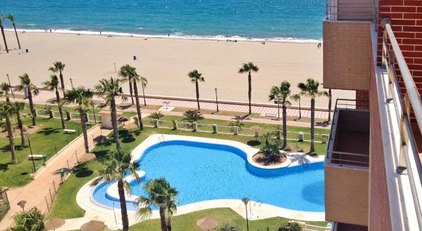 Apartment With 2 Bedrooms in Roquetas de Mar With Wonderful sea View Pool Access and Furnished Ter
