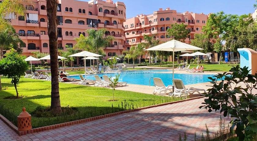 Apartment with 2 bedrooms in Marrakech with shared pool furnished terrace and WiFi