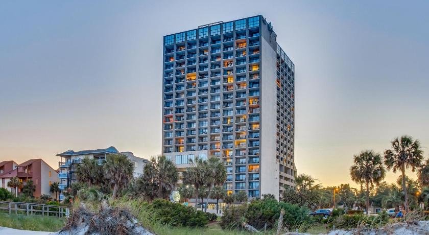 Scenic Views from the balcony at Ocean Forest Plaza Condos