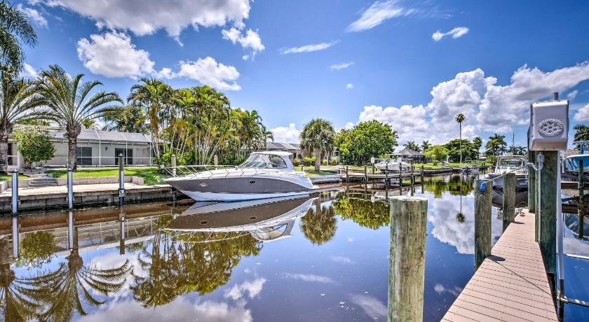 Cape Coral Waterfront Home with Pool and Dock