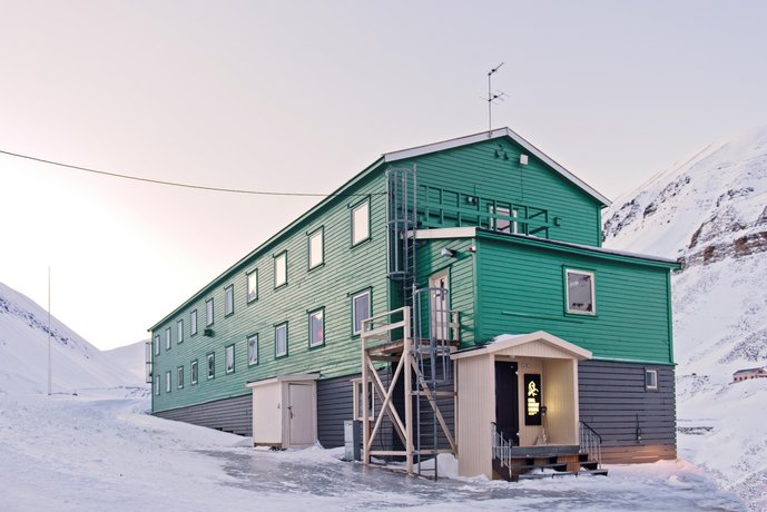 Coal Miners' Cabins Svalbard Norway thumbnail