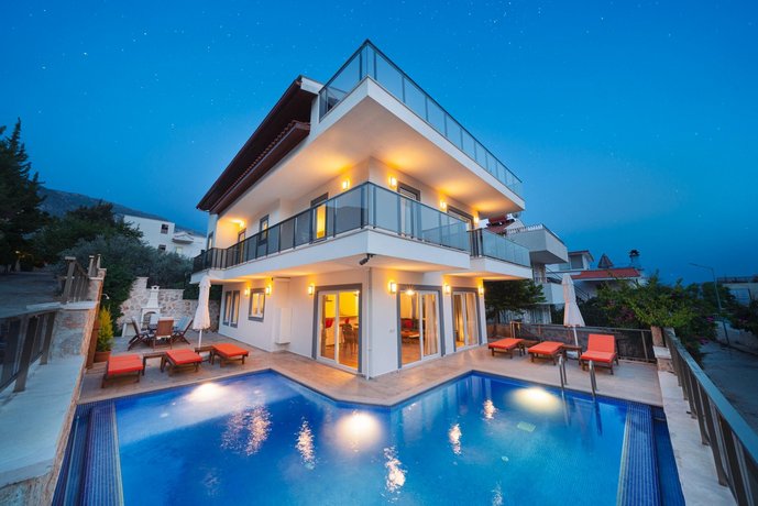 Villa with 5 bedrooms in Kalkan with wonderful sea view private pool terrace