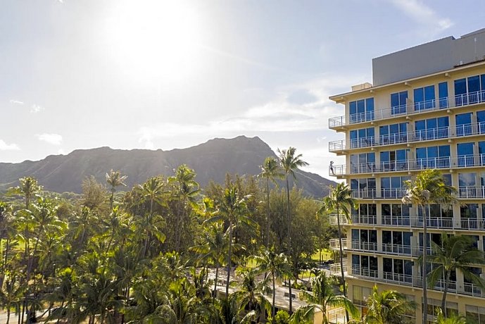 The New Otani Kaimana Beach Hotel Beach Sunset Yoga Hawaii United States thumbnail