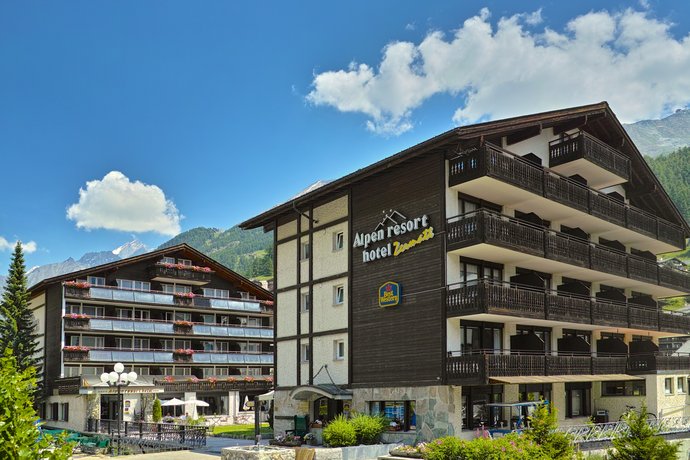 Alpen Resort Hotel Sunnegga Paradise Ski Area Switzerland thumbnail