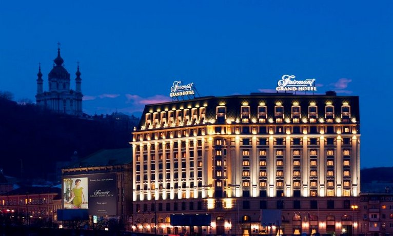 Fairmont Grand Hotel Kyiv Poshtova Square Ukraine thumbnail