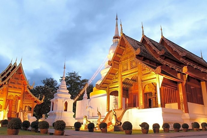 Phra Singh Village Suan Dok Gate Thailand thumbnail