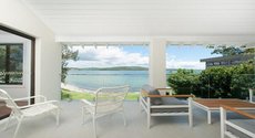 Soldiers Point accommodation: Baywatch - Beachfront Bliss Executive Home