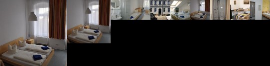 A bed Privatzimmer Dresden