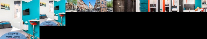 Superbe studio cosy Metro Carmes