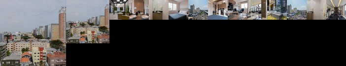 Studio proximo ao shopping Curitiba Wifi TV a Cabo e Cozinha completa