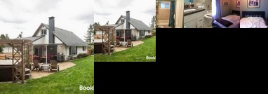 Hot Tub Pool Waterfall Large Back Yard