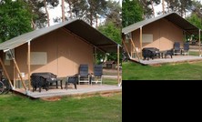 Safari tent at Eurocamping Vessem