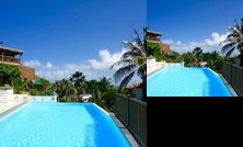 Bungalow With one Bedroom in Le Moule With Wonderful sea View Pool Access Enclosed Garden - 400 m