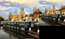 Slapen in eigentijds woonboot hotel