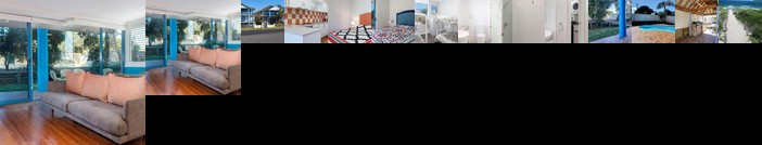 Across the road from the beach