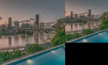 Riverfront in New Farm/Brisbane