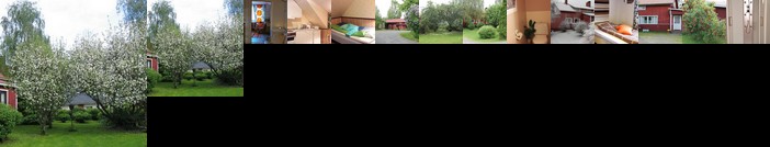 Huoneisto omenapuiden katveessa