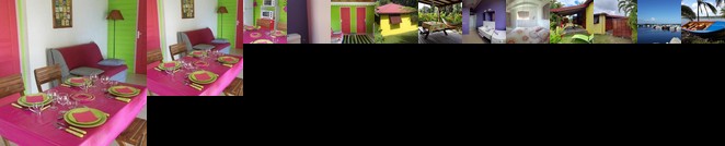 Maison creole aux couleurs lumineuses