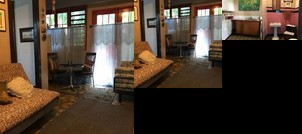 Antique garden apartment