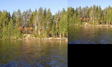 Large timber villa with splendid scenery and nature