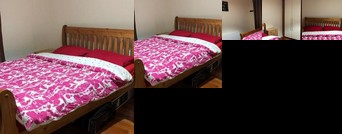 King size bedroom with private bathroom