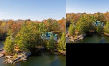 Blueberry Point A Classic Lake Joseph family cottage on a 900 ft peninsula