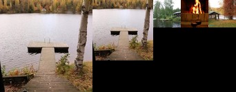 Upea moekki kylpytynnyrillae jaerven rannalla